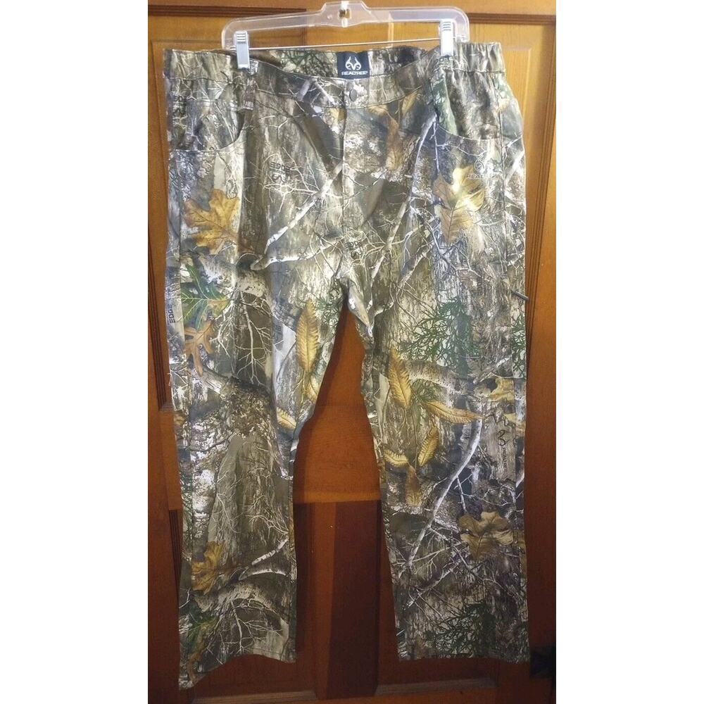 RealTree Edge Camo Pants Size XL 40-42 Stretch Waist 5 Pocket Hunting Field NWOT